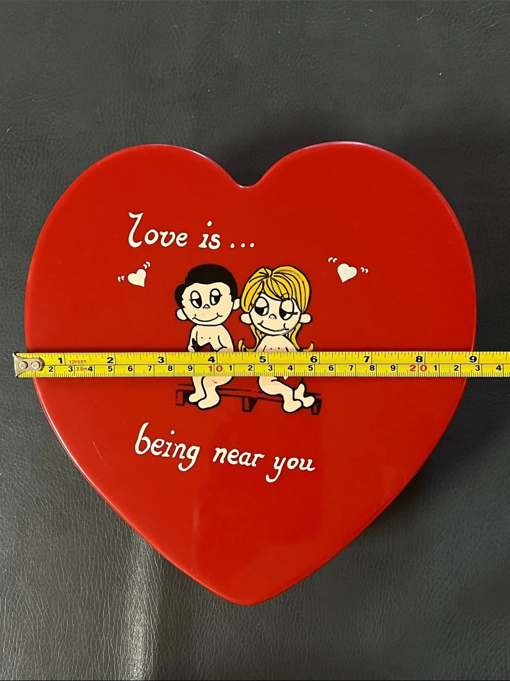 Kim Casali Love Is Inspired Heart Shaped Container Box